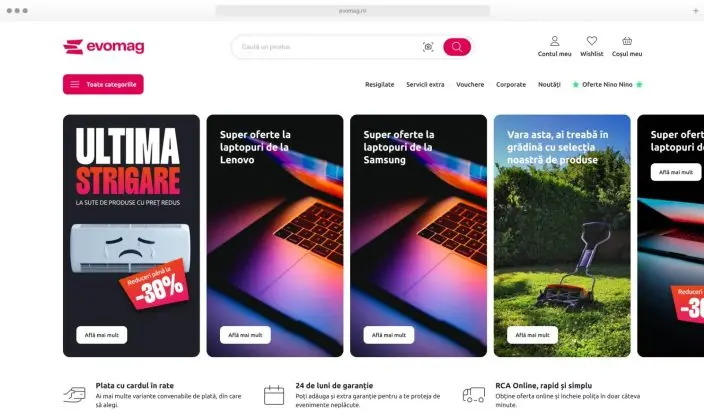 Black Friday 2026 începe joi la evoMAG cu 50% mai multe produse la reducere